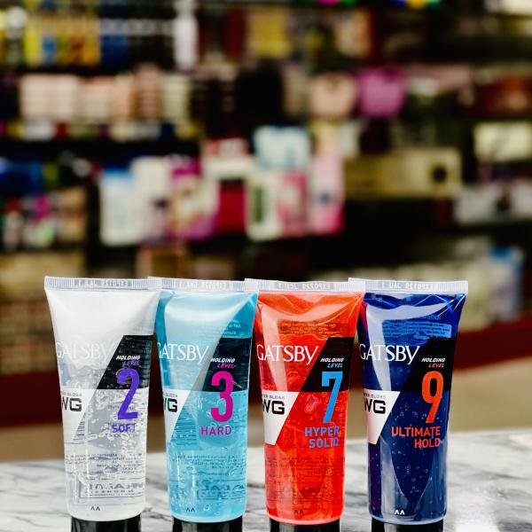 Gatsby Styling Gel Series (Soft, Hard, Hyper Solid, Ultimate Hold)