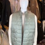 Lightweight Quilted Sleeveless Puffer Jacket (Olive Green)