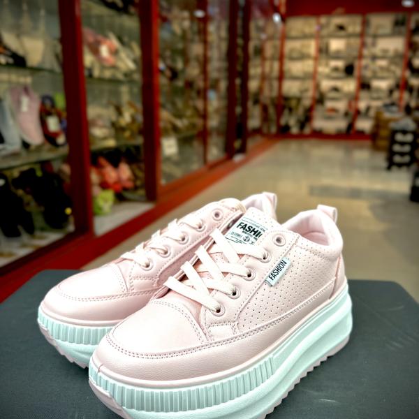 Pink Platform Sneakers